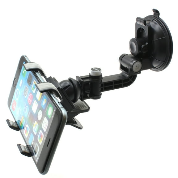 Dash Car Mount for T-Mobile REVVL 6 PRO 5G Phone - Windshield Holder Cradle Swivel Dock K1G Compatible With REVVL 6 PRO 5G
