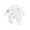 White, variant on Newborn Baby Girl 3D Floral Romper 3 6 12 Months Long Sleeve Round Neck Ruffle Jumpsuit with Headband Fall Spring Set