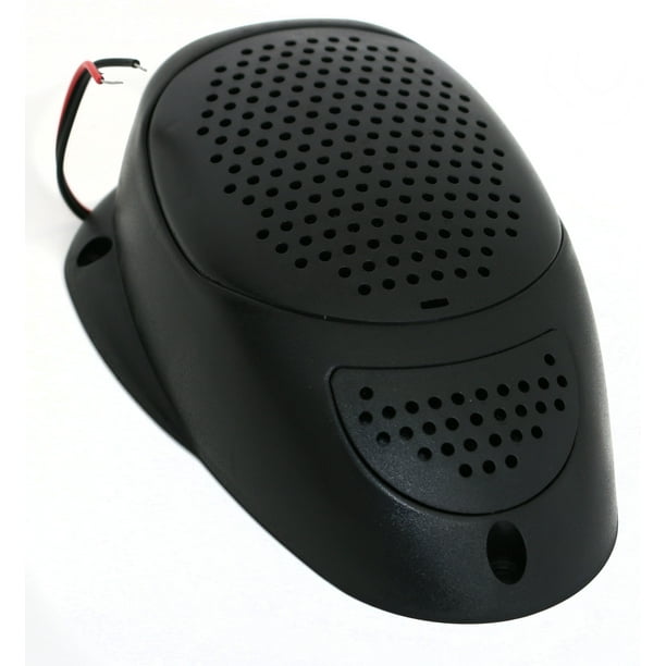 Black 3 Inch Waterproof Surface Mount Satellite Speaker 25 Watts Marine