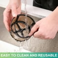 thumbnail image 4 of Reusable Keurig Mesh Coffee Filter Basket for K Duo, K-Duo Essentials, Keurig Duo Hot & Iced Coffee Makers by – Refillable Gold Tone Carafe Filter for Ground Coffee, 4 of 8