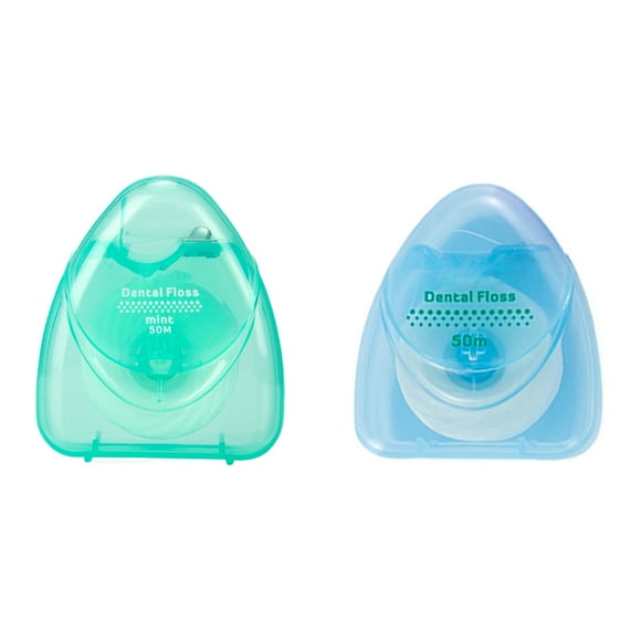 Lubelski 50M Portable Cleaning Multifunctional Oral Care Dental Floss Supplies with Box