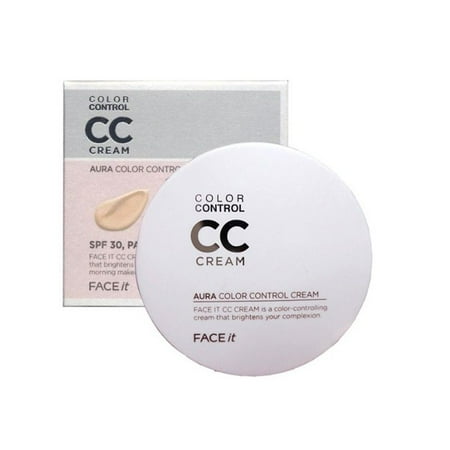 THE FACE SHOP Face It Aura Color Control Cream CC Cream 01 Radiant (The Best Korean Cc Cream)