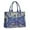 Blue Purple Butterfly, variant on Large Capacity Tote Bag,Blue Purple Butterfly Pattern Handbag Fashion Luxury Tote Bag,15.7"x13"x 5.1" Inches,Laptop Compatible