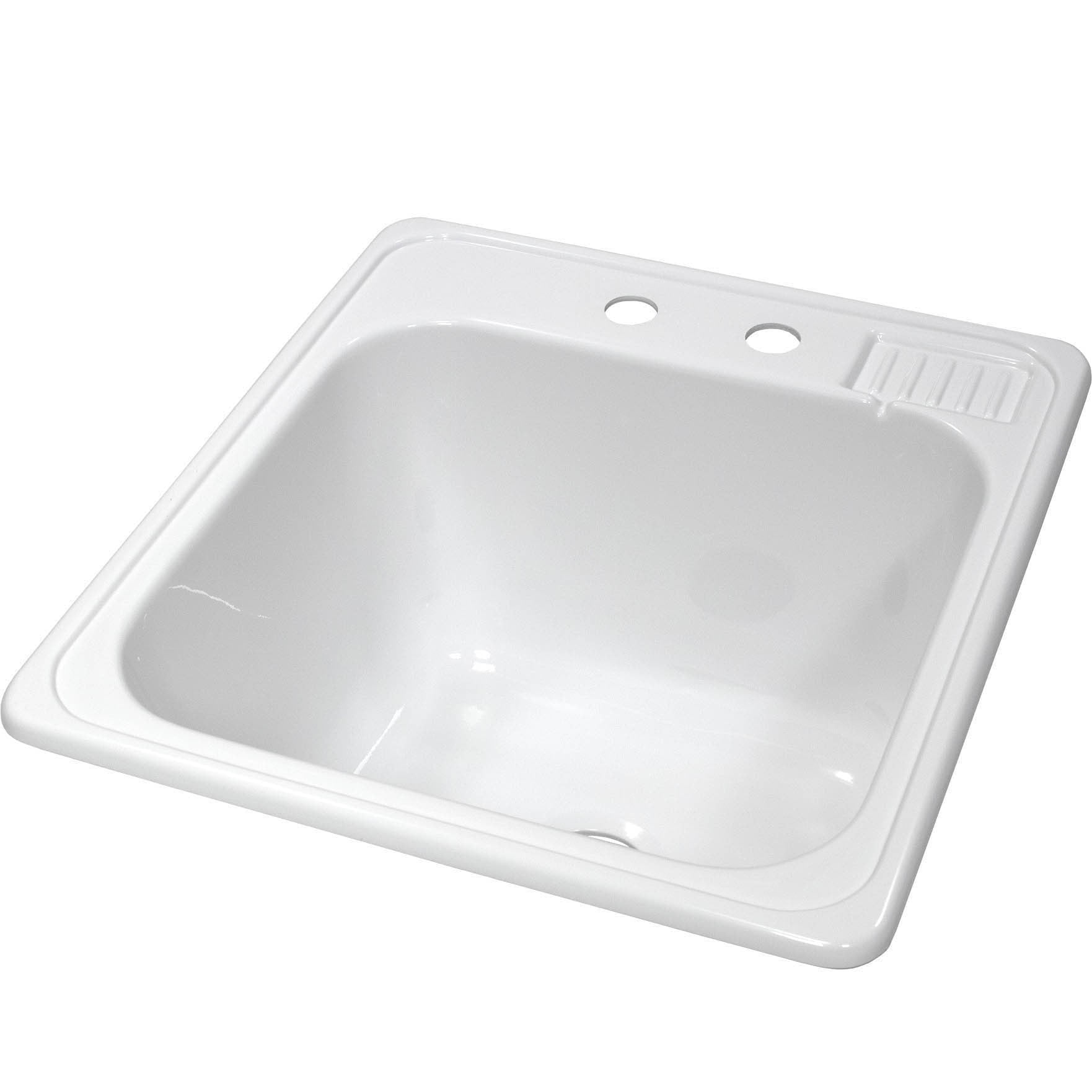 Lyons Industries Lyons Acrylic SelfRimming Laundry Tub Sink Walmart