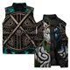 thumbnail image 3 of Nueva chaqueta sin mangas con estampado de arte abstracto en 3D para hombre, chaleco cálido para deportes al aire libre y acampada, chaqueta informal con cuello alto para hombre, cortavientos, 3 of 5