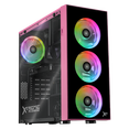 thumbnail image 1 of PC Gamer con IA Xtreme PC Gaming NVIDIA GeForce RTX 5060 AMD Ryzen 5 5500 16GB SSD 500GB WIFI Pink gaming 1080p, estudios y multitarea, 1 of 6