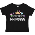 thumbnail image 3 of Inktastic Grandpa's Princess Crown and Flowers Girls Toddler T-Shirt, 3 of 5