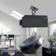 thumbnail image 4 of Soporte para proyector de techo XINLEI PR14B Universal Black, 4 of 7
