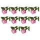 thumbnail image 5 of Ramo de flores artificiales Wosthever 10 piezas Rosa oscuro, 5 of 6