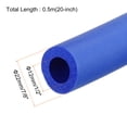 thumbnail image 2 of Tubería de Espuma Agarre Mango Agarres 12mm(1/2") ID 22mm OD 20" Azul para Utensilios, Gimnasio, Herramientas Mango Soporte, 2 of 5