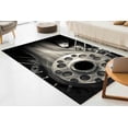 thumbnail image 3 of Airplane Propeller Rug, Aircraft Rugs, Airplane Rug, Modern Rugs, Anti-Slip Carpet, Round Rug, Cool Rug, Custom Rug, Luxury Rug, 2'x3' - 60x90 cm, 3 of 8