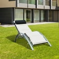 thumbnail image 1 of Outsunny Adjustable Reclining Outdoor Chaise Lounge Chair, 1 of 10