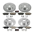 thumbnail image 3 of PowerStop Front and Rear Z23 Evolution Sport Carbon-Fiber Ceramic Brake Pad and Drilled & Slotted Rotor Kit Fits: SUBARU Select Models K6931, 3 of 10