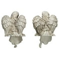 thumbnail image 6 of Northlight Set of 2 Sitting Angel Outdoor Patio Garden Statues 14" - Gray, 6 of 6