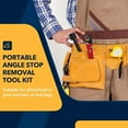 thumbnail image 3 of Plumbing Tools, Useful Angle Wrench Set, Plumbers Wrench Angle Stop Wrench Set Makes Plumbing Jobs Easier, 3 of 7