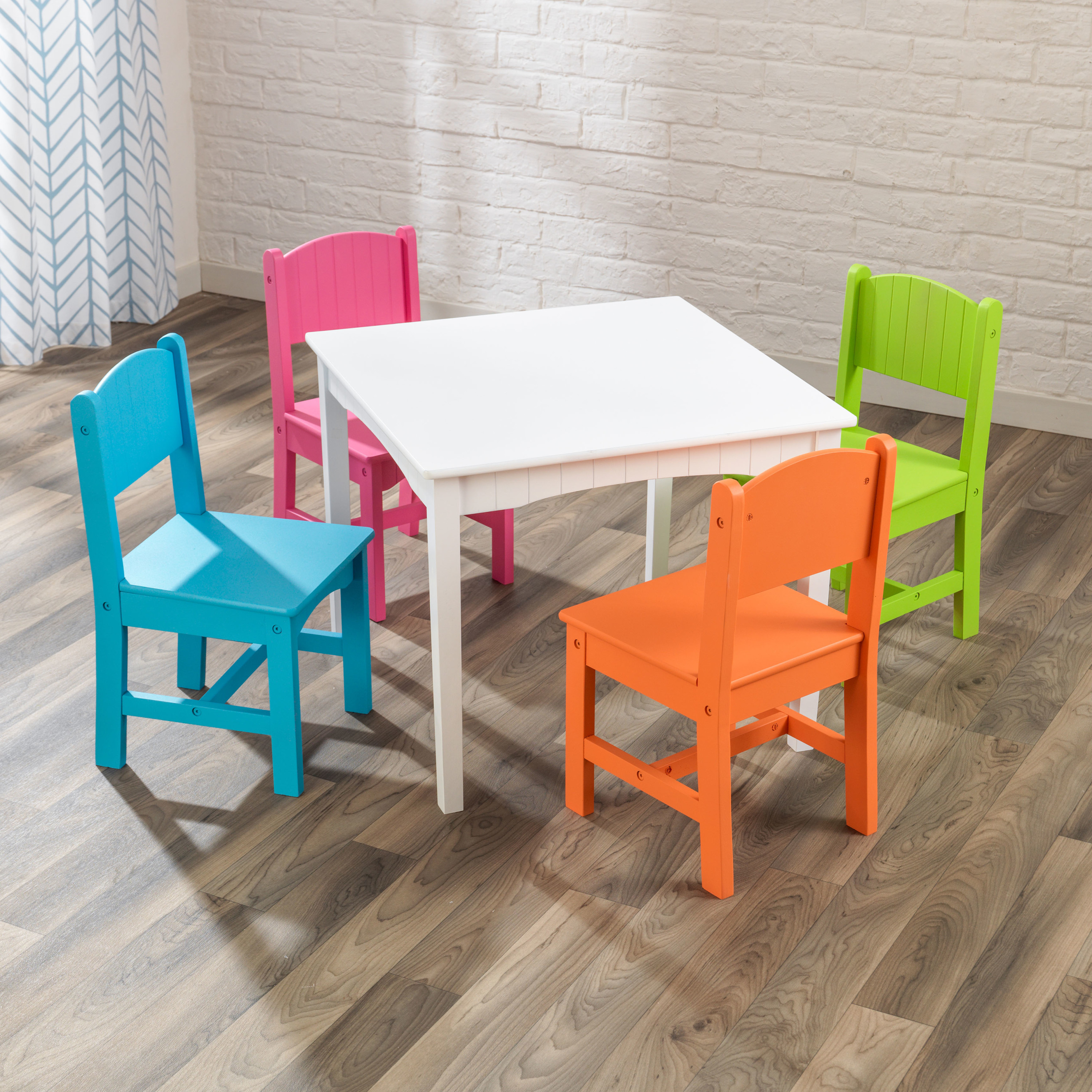 KidKraft Nantucket Table & 4 Chair Set, Bright - image 3 of 6