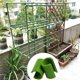 thumbnail image 4 of 20 piezas Clip de fijación de hebilla cruzada de 20mm conector de planta de enrejado de jardín, Clip de hebilla de plástico de ratán de flores para tubos de soporte de estacas de jardinería, 4 of 5