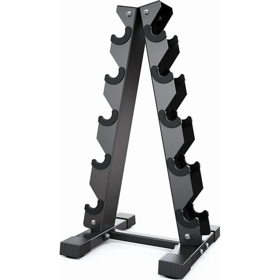 Dumbbell Rack Stand Only, Weight Rack for Dumbbells Compact A-Frame Home Gym Space Saver (480/800 LBS Weight Capacity, 2025 New Version)