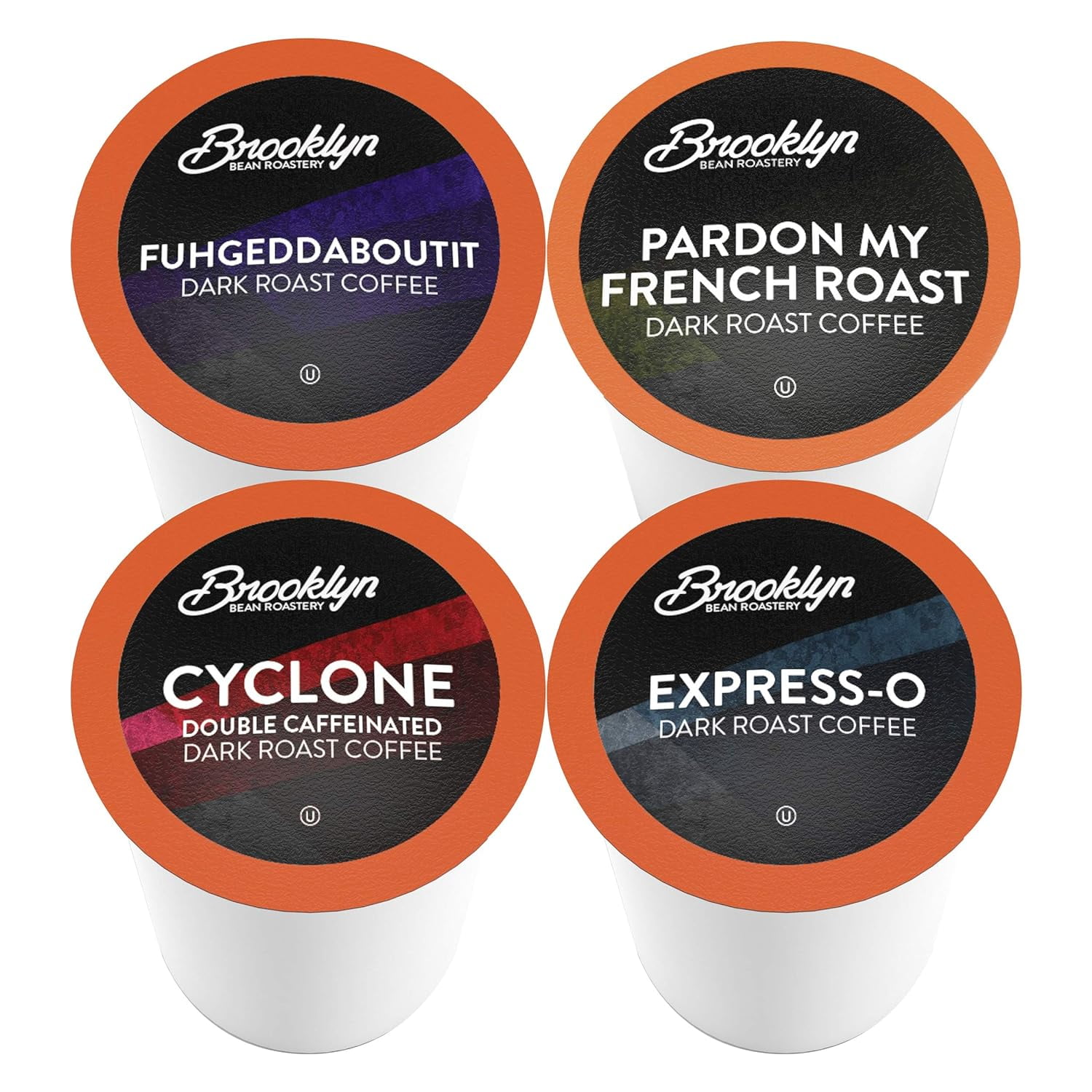 Brooklyn Bean Roastery Bold Gourmet Coffee Pods Variety Pack for Single-Serve Coffee Brewers, 40-Pack
