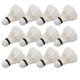 thumbnail image 1 of 12 Pack Duck Feather Badminton Balls for Outdoor and Indoor Training, 1 of 4