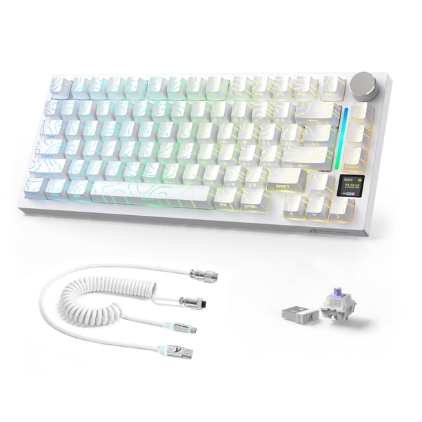 Teclado Mecánico para Juegos A.JAZZ X820Ultra Inalámbrico RGB
