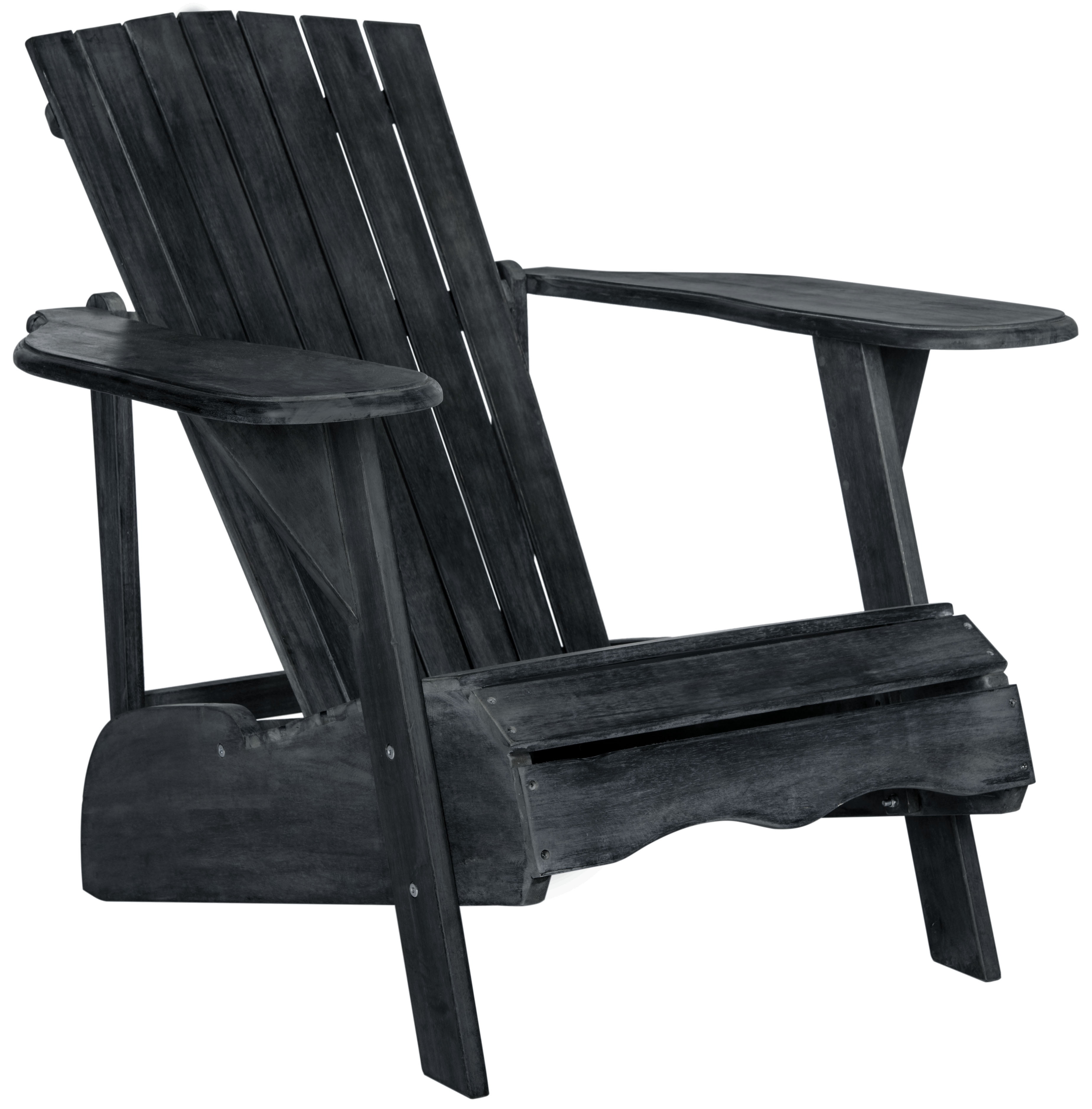 Safavieh Mopani Outdoor Patio Adirondack Chair - Dark Slate Grey