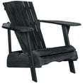 thumbnail image 3 of Safavieh Mopani Outdoor Patio Adirondack Chair - Dark Slate Grey, 3 of 6