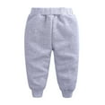 thumbnail image 3 of Tfken Toddler Teen Boys Pants Size 2-3 Years Joggers Stretch Comfortable Elastic Waist Color Block Light Gray Trousers, 3 of 9