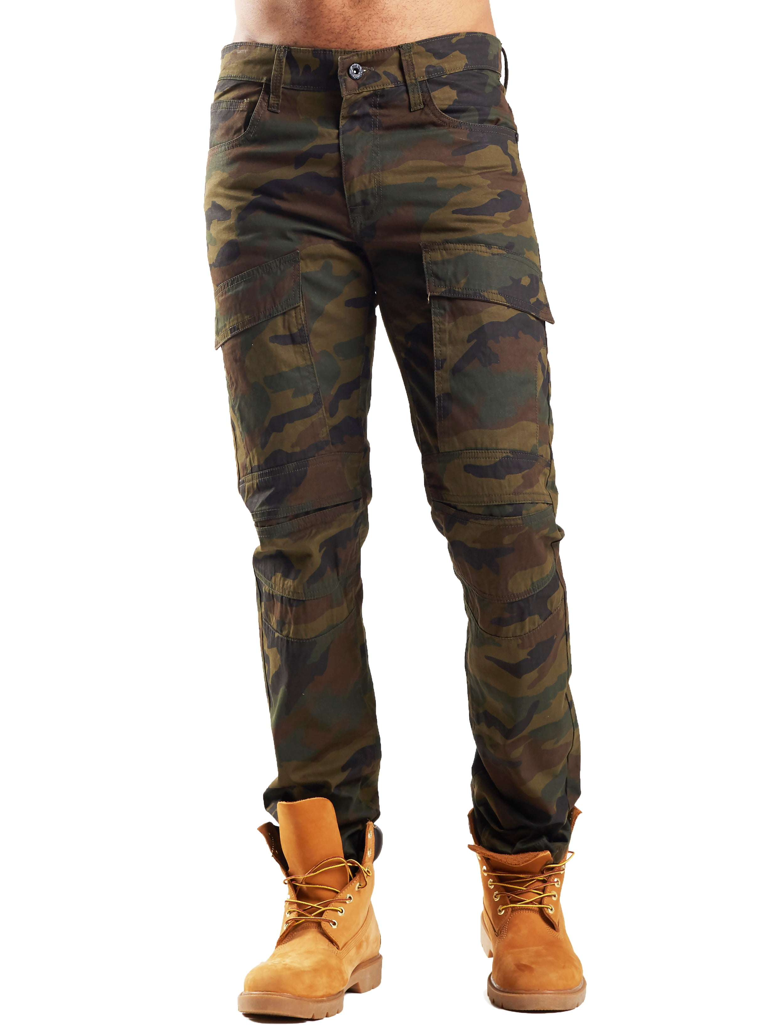 Slim Fit Twill Cargo Pants - Walmart 