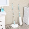 thumbnail image 5 of Sheghy 2024 Home Essentials Self Wringing Mop For Floor Cleaning Reusable , Easy Squeezed Twisting Mop With 52.3 Inches Long Handle And Top Scouring Pad, Wet Mops,Fresh Home Picks, 5 of 9