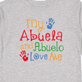 thumbnail image 4 of Inktastic My Abuela and Abuelo Love Me Boys or Girls Long Sleeve Toddler T-Shirt, 4 of 5