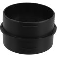 thumbnail image 1 of DEEPCRAFF Rallonge de Conduit en Plastique Noire à Connecteur Droit Temps Froid 1 Pcs, 1 of 8