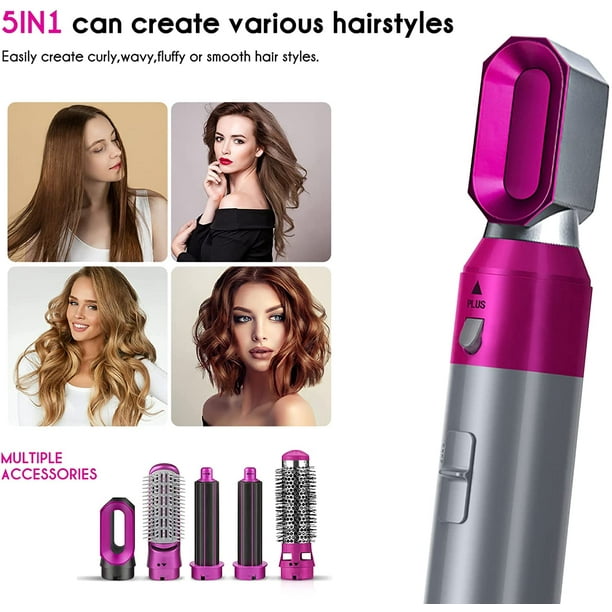 TP-5+1 / 5-In-1 Hot Air Styler Curling Tong Hair Styling Complete Set