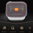 thumbnail image 3 of Metal Food Container, Stainless Steel Food Storage Container Leak Proof Sinking Lid, 316 Grade Metal Bento Box for Refrigerator, Vacuum Sealed, Leakproof, and Lunch Container, 500ml, 3 of 8