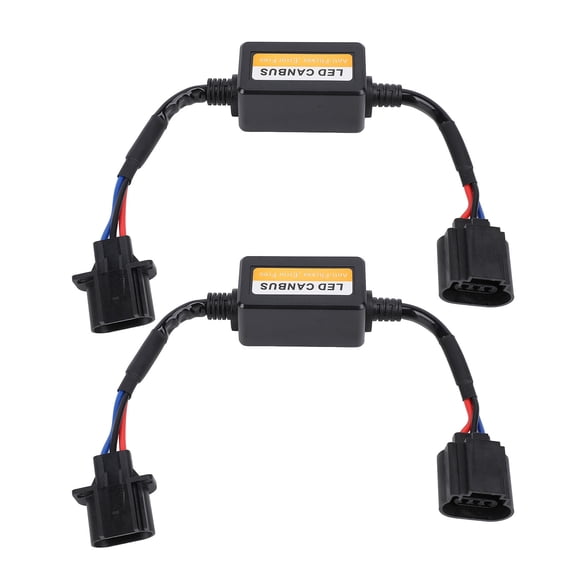 LED Headlight Canbus Decoders, Anti Flickering LED Light Resistor Kit 2PCS For H13 Headlamp