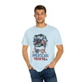 thumbnail image 4 of Messy Mom Bun Red White and Blue Shirt, America Comfort Colors Tee, 4 of 4