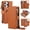 Brown, variant on Case for iPhone 18 Pro Max 6.9 inch, RFID Blocking, Multi-Card Slots, Zipper Pocket 2 in1 Detachable Wallet With Shoulder Strap and Wrist Strap Shockproof Protective Magnetic Case,Apricot