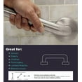 thumbnail image 7 of Highcraft Grab Bar for Bathtubs and Showers, Shower Grab Bars for Seniors and Elderly, Safety Bar for Bathroom 18" x 1.5" ADA Compliant Grab Bar, Heavy Duty Stainless Steel Shower Handle Wall Mount, 7 of 7