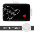 thumbnail image 2 of Yiaed French Bulldog Print Flannel Doormat Mat Outdoor Indoor Door Mats,Welcome Matt Outdoor Front Door Mat Doormat Outdoor Mat Outdoor Mat,16"x24", 2 of 7