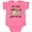 Hot Pink, variant on Inktastic My Papa Loves Me with Sloth and Hearts Boys or Girls Baby Bodysuit