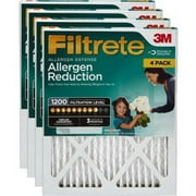 Filtrete Allergen Reduction HVAC Furnace Air Filter, 1200 MPR, 18 x 30 x 1, Pack of 4 Filters