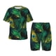 thumbnail image 1 of Balery Peacock Feathers2 Conjunto de Pijama Infantil de Manga Corta con Estampado – Ropa de Dormir de Algodón Suave-Large, 1 of 5