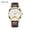 GoldShellWhiteSurfaceCoffeeBelt, variant on Men's Quartz Watch Waterproof Wristwatches 793282375302