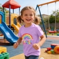 thumbnail image 4 of Purple Boys 100 Days of School Shirt, 100 Days Smarter Kids T-Shirt, Soft Cotton Rainbow Graphic Tee for School Celebration,Size 9 T, 4 of 9