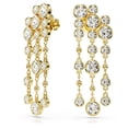 thumbnail image 2 of Pendientes tipo candelabro Swarovski Imber con cristales transparentes en tono dorado, 2 of 4
