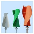 thumbnail image 2 of 400w/600w VAWT Vertical Wind Turbine Generator 12v/24v Optional Spiral 3 Colours Generator With MPPT Charge Controller For Home ,Easy to Install, 2 of 4