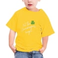 thumbnail image 4 of Qiopertar Haut à Manches Courtes Imprimé Col Rond Mignon Mode pour Enfants Garçons Filles en Solde à Moins de 5$ en Solde, 4 of 4