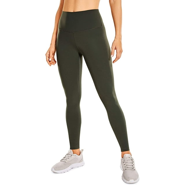 Women's Hugged Feeling Training Leggings 25/28 Inches - High Waist Compression Pants Tummy Control Workout Leggings