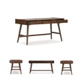 thumbnail image 6 of Signature Design by Ashley Lyncott 60" Mid-Century Home Office Desk, Brown, 6 of 7