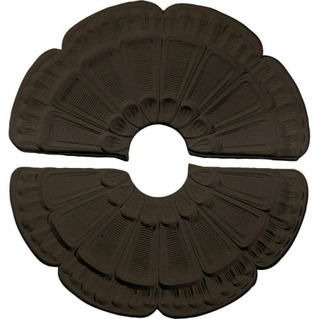 18 1 2 Od X 3 5 8 Id X 7 8 P Flower Ceiling Medallion Two Piece